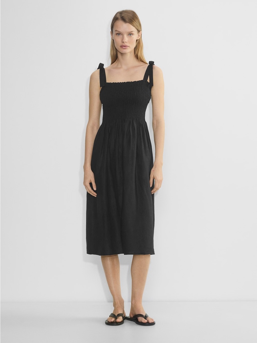 Aritzia Golden Hour Linen Dress Size XS NWT